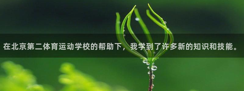 急速体育直播nba：在北京第二体育运动学校的帮助下，我学到了许多新的知识和技能。